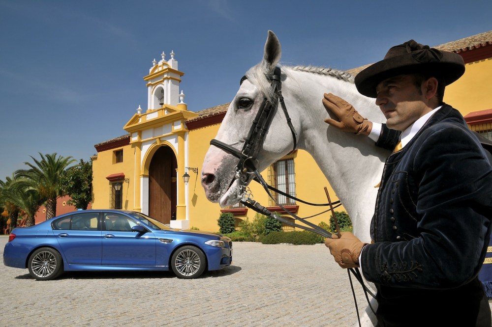 Perhaps he's trading the horse for the M5? 