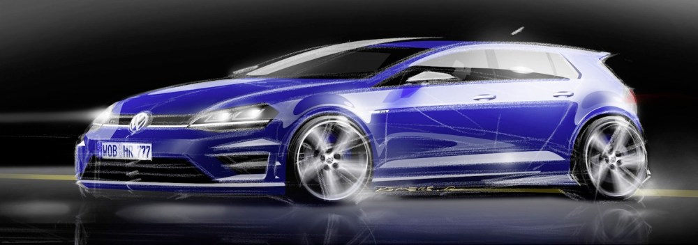 Concept sketches show a five-door.