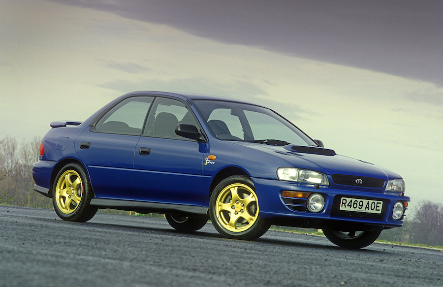 The Impreza, in happier times. 