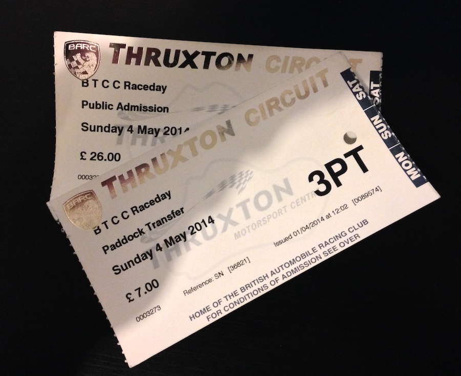 Thruxton BTCC 2014 - Tickets
