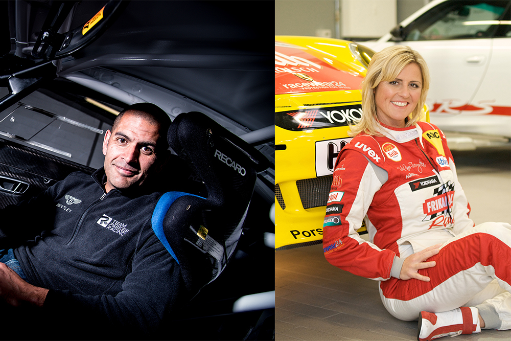 Chris Harris and Sabine Schmitz